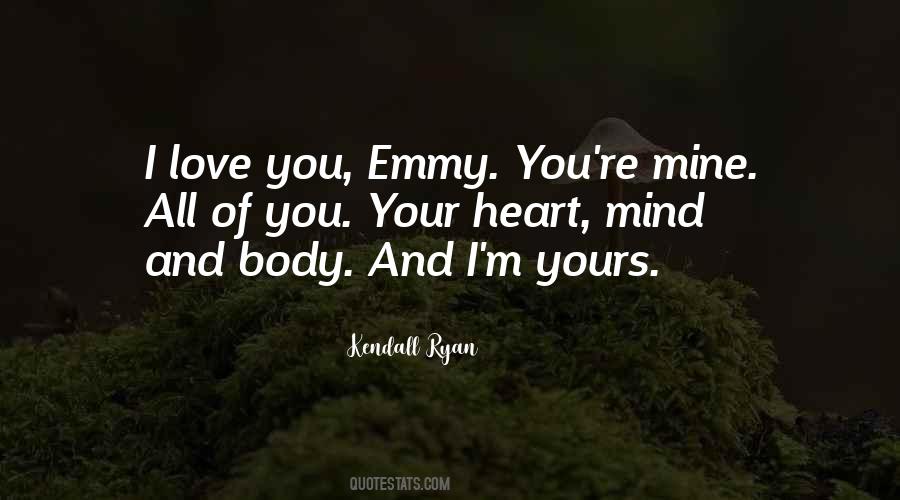 You're Mine Love Quotes #278018