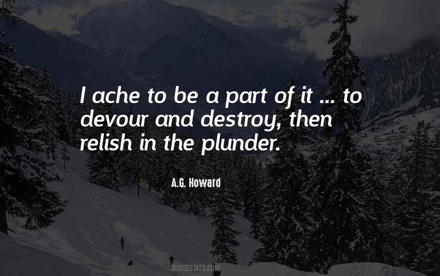 Quotes About Plunder #478398