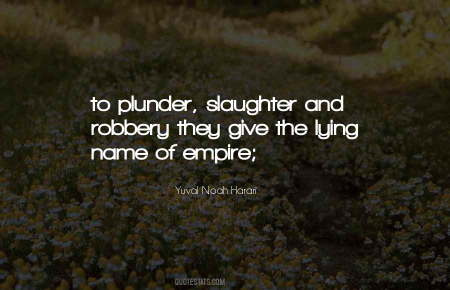Quotes About Plunder #707142