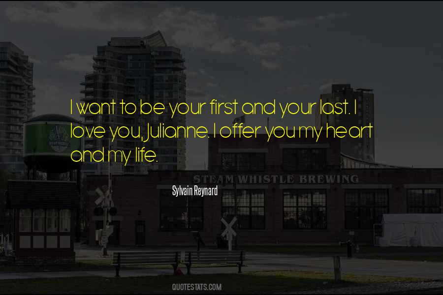 You're My Last Love Quotes #297157