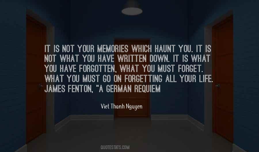 You're Not Forgotten Quotes #1514904