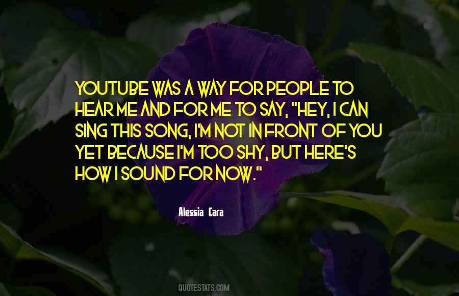 You're Not Here For Me Quotes #1702750