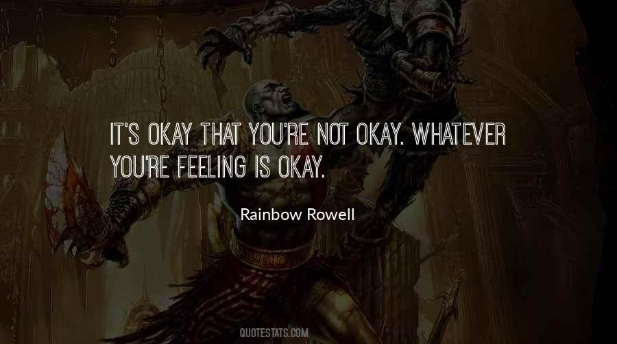 You're Not Okay Quotes #867353