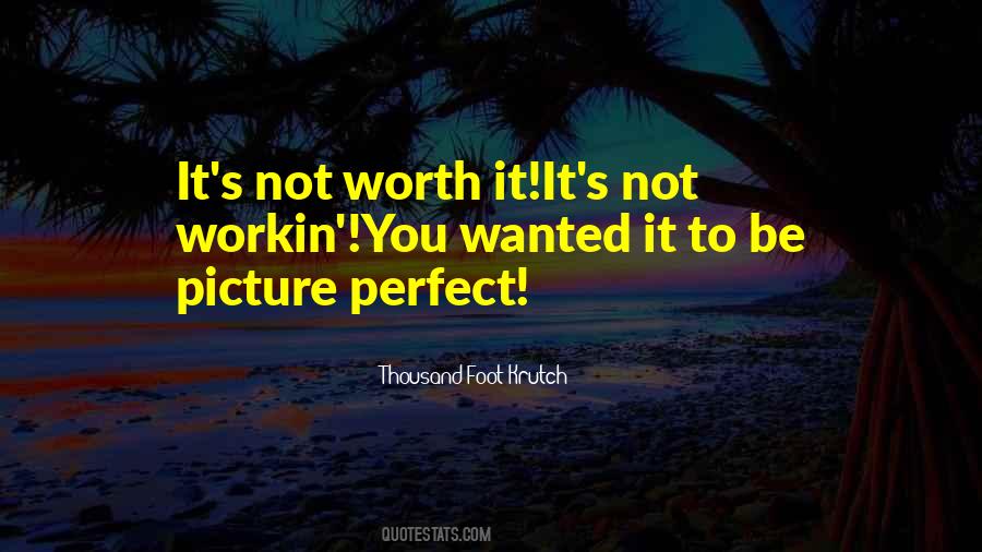 You're Not Perfect But You're Worth It Quotes #141801