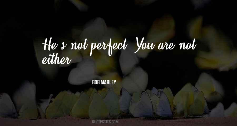 You're Not Perfect Either Quotes #849042