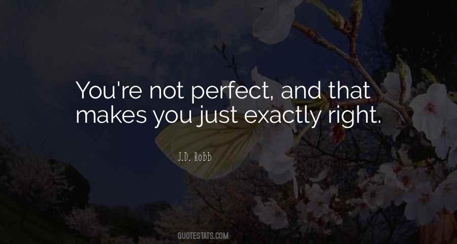 You're Not Perfect Quotes #1461302