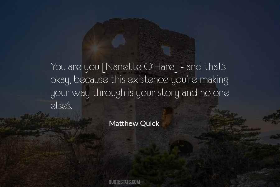 You're Okay Quotes #196400 You're Okay Quotes #196400