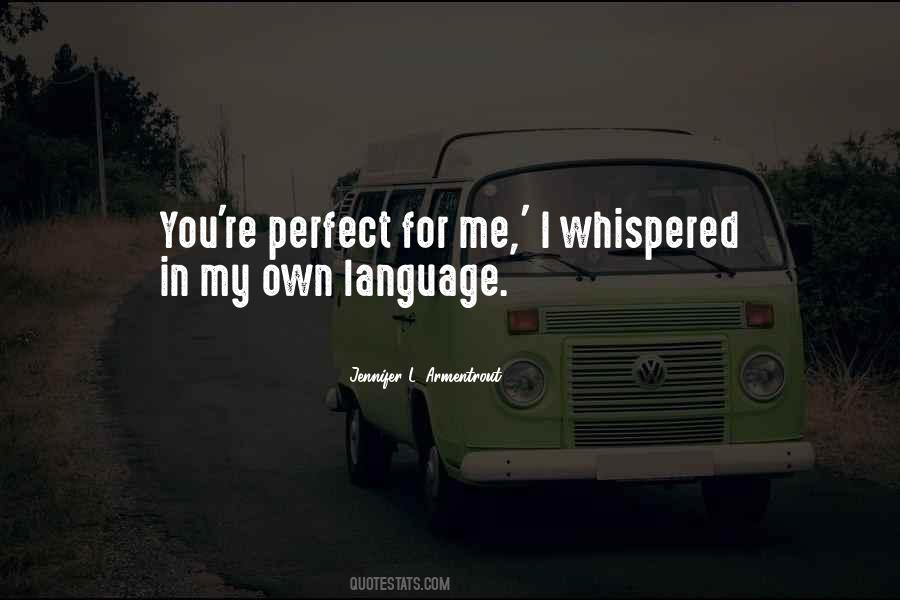 You're Perfect Quotes #1563989