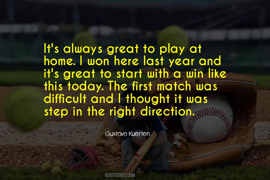 Quotes About Match Play #1259065