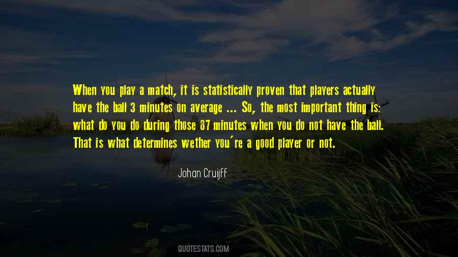 Quotes About Match Play #302179