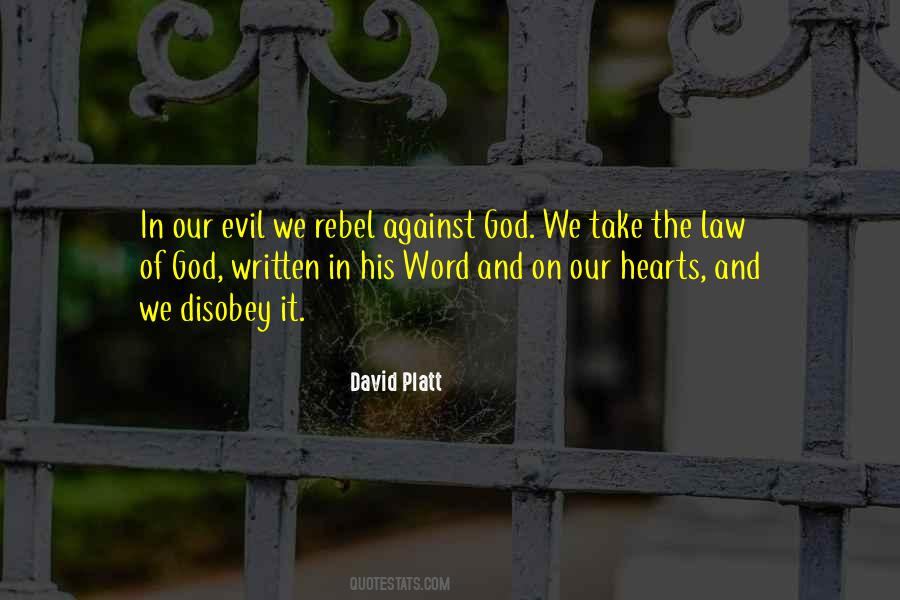 Quotes About The Law Of God #1173049