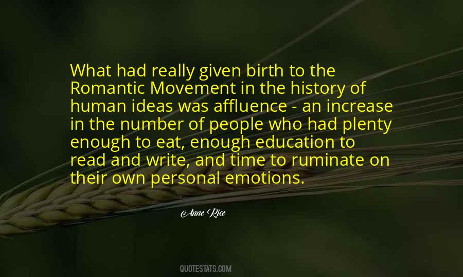 Quotes About The Romantic Movement #1787860