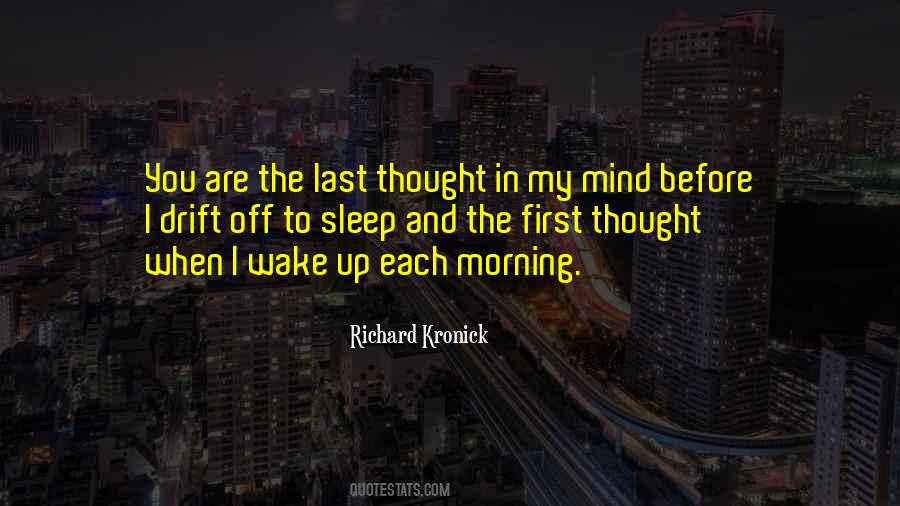 You're The First Thing On My Mind Quotes #28135