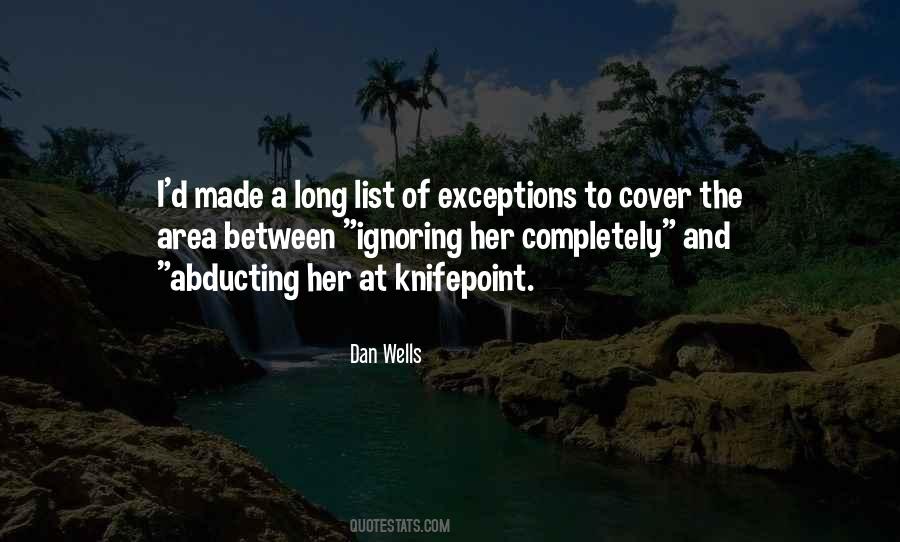 Quotes About Exceptions #1402172