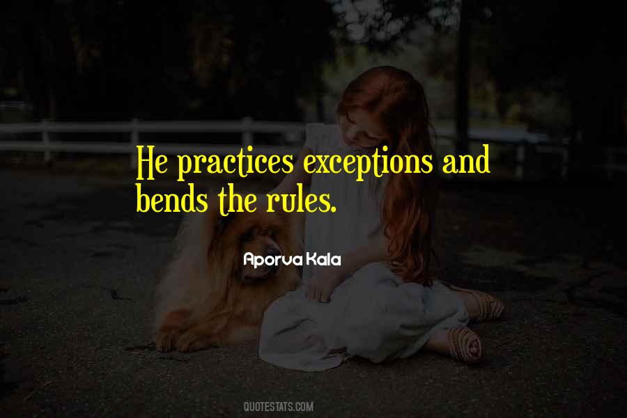 Quotes About Exceptions #1472729