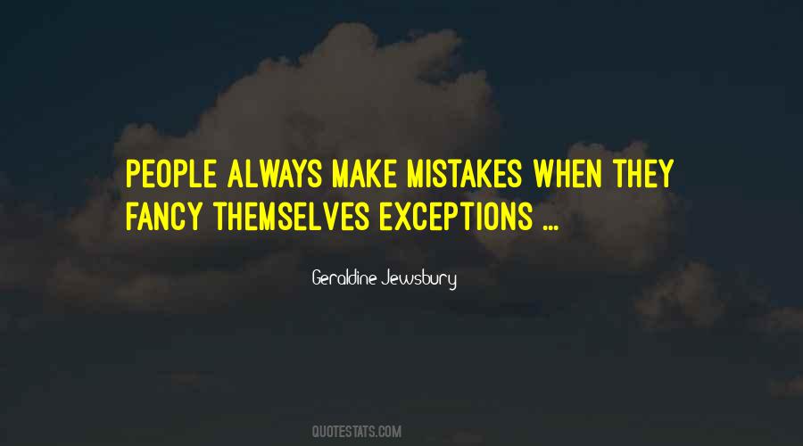 Quotes About Exceptions #1759005