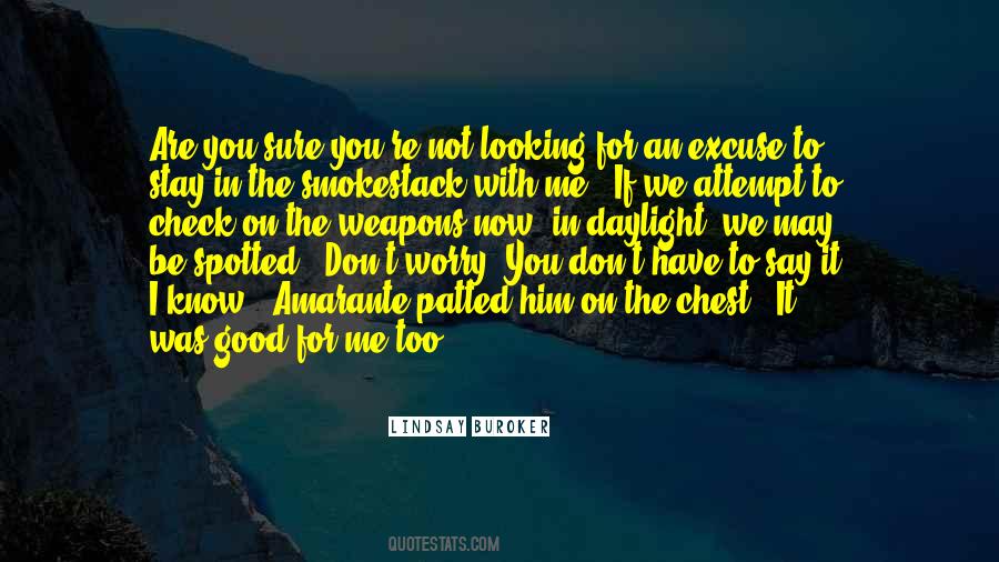 You're Too Good For Me Quotes #1502264