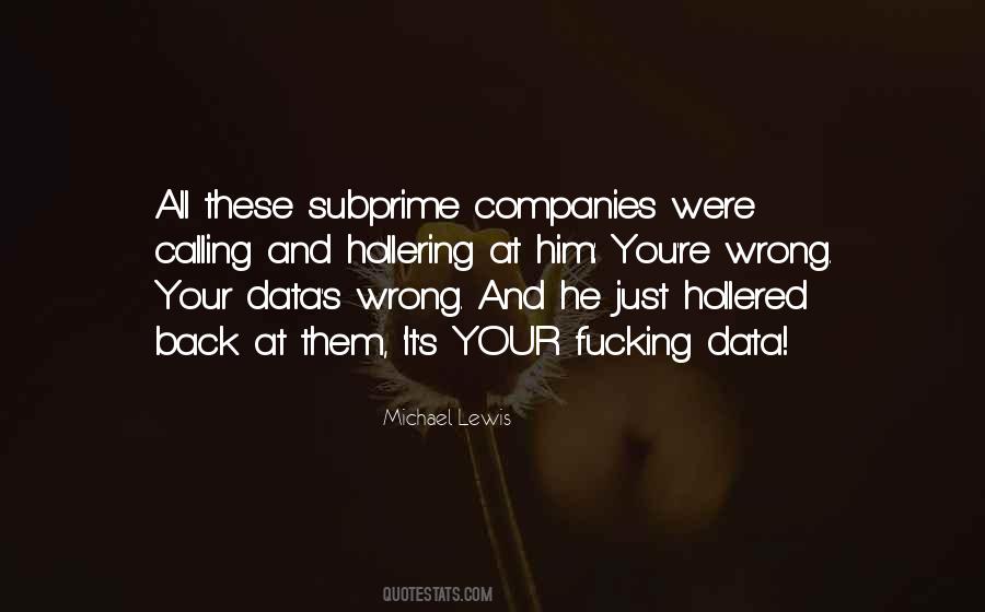 You're Wrong Quotes #13160