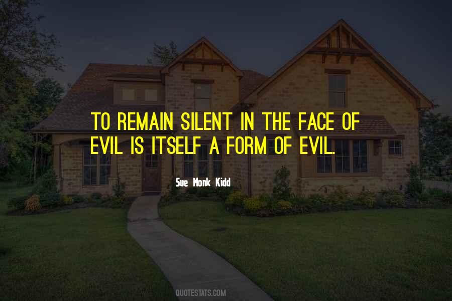 Quotes About Being Evil #7367