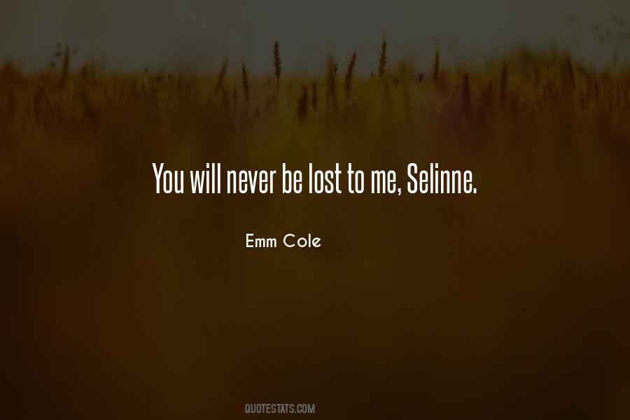 You've Lost Me Forever Quotes #1112815