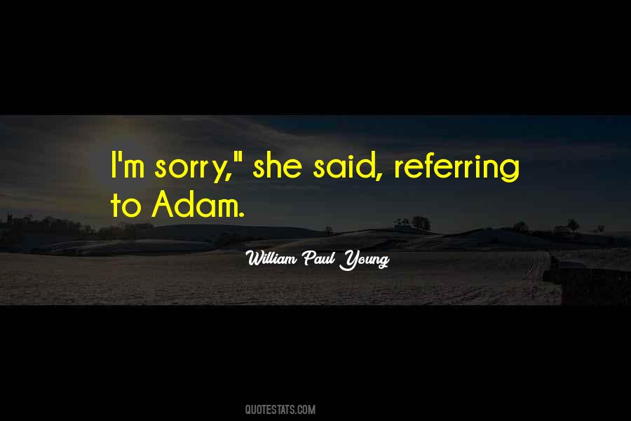 Young Adam Quotes #396067