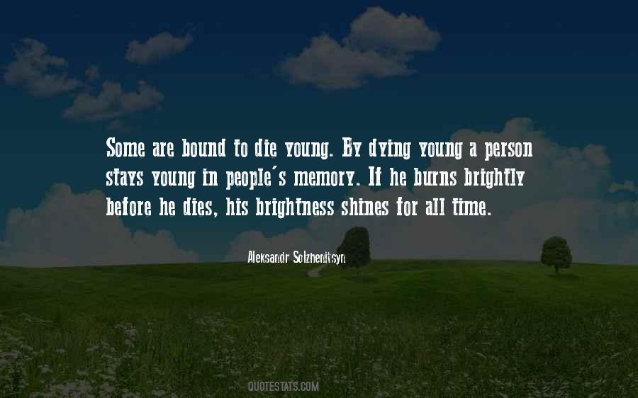 Young Person Dies Quotes #1823508