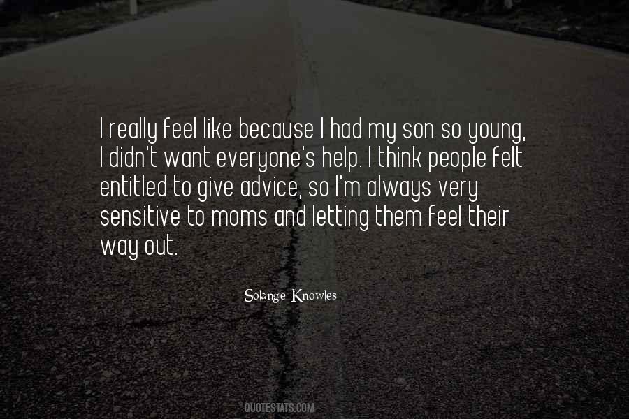 Young Son Quotes #1091635