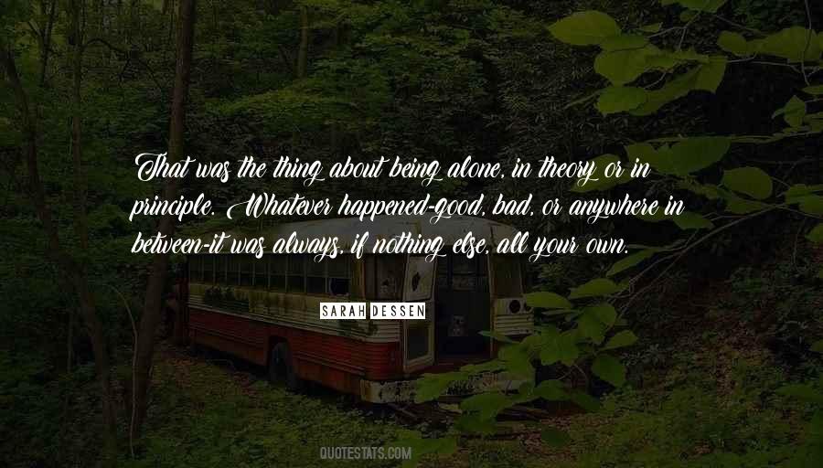 Your All Alone Quotes #587738