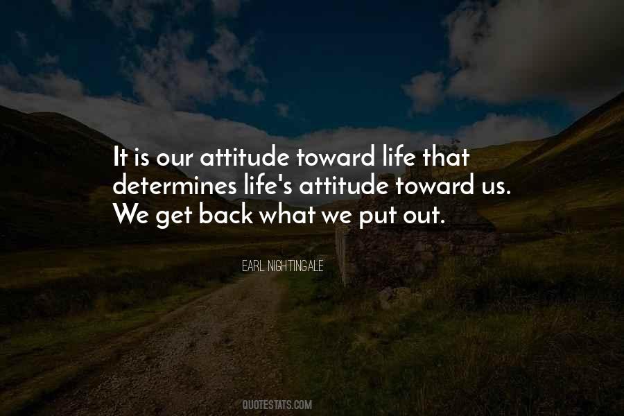 Your Attitude Determines Quotes #250257