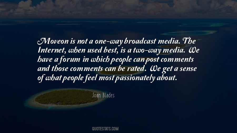 Quotes About Broadcast Media #705810