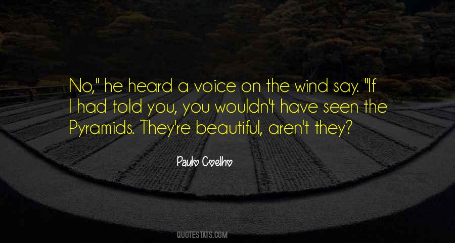 Your Beautiful Voice Quotes #122374