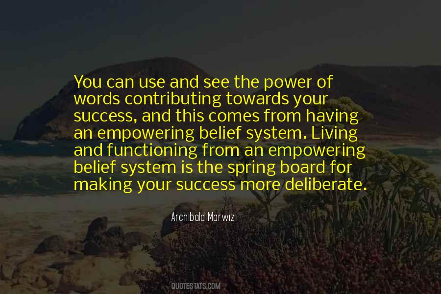 Your Belief System Quotes #169373