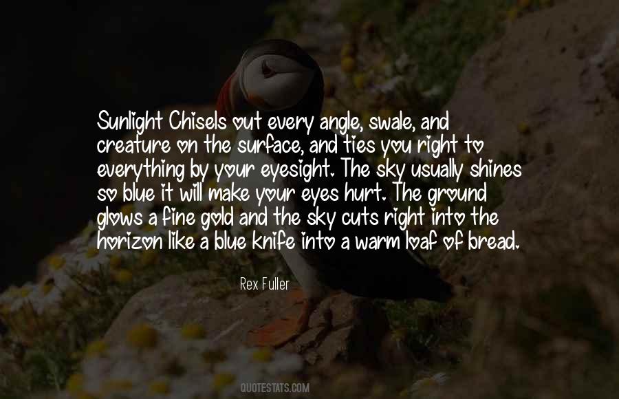 Your Blue Eyes Quotes #1082322
