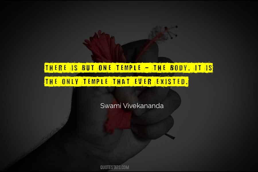 Your Body's A Temple Quotes #1240144