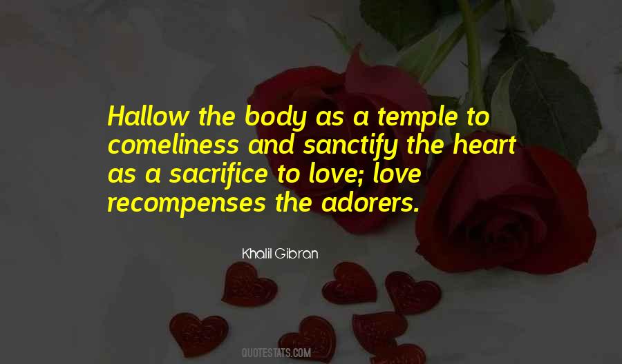 Your Body's A Temple Quotes #481180