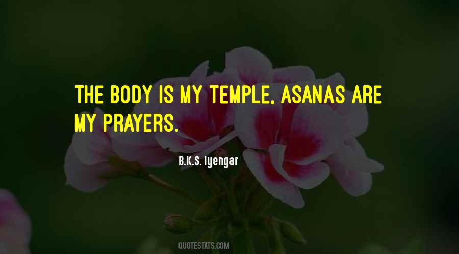 Your Body's A Temple Quotes #790696