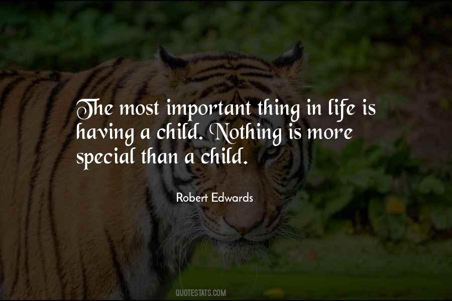 Your Child Is More Important Quotes #51029