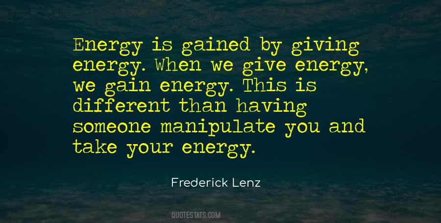 Your Energy Quotes #1294159