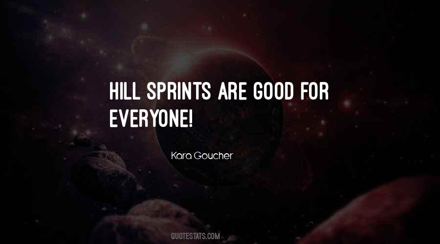 Quotes About Sprints #1412084