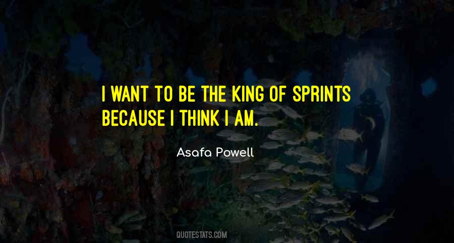 Quotes About Sprints #146061