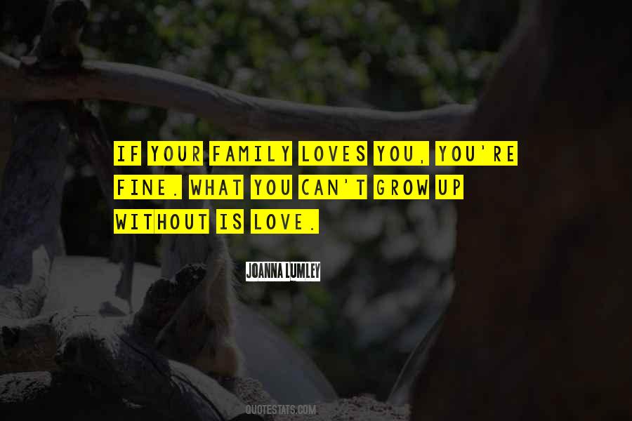 Your Family Loves You Quotes #678295
