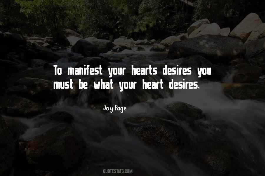 Your Heart Desires Quotes #1255556