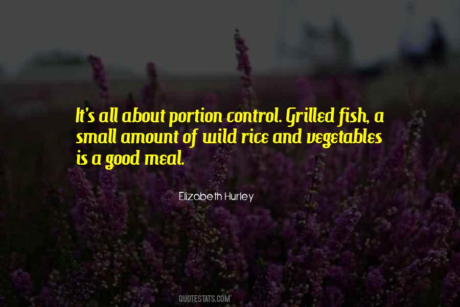 Quotes About Portion Control #706002