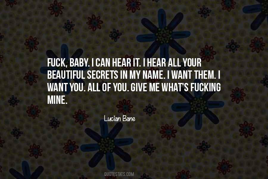 Your My Baby Quotes #1046931