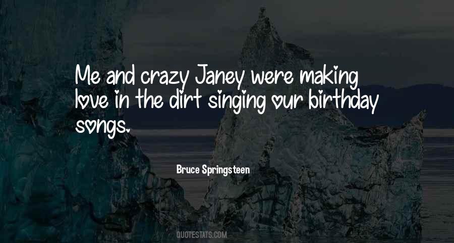 Quotes About Springsteen Love #1262490