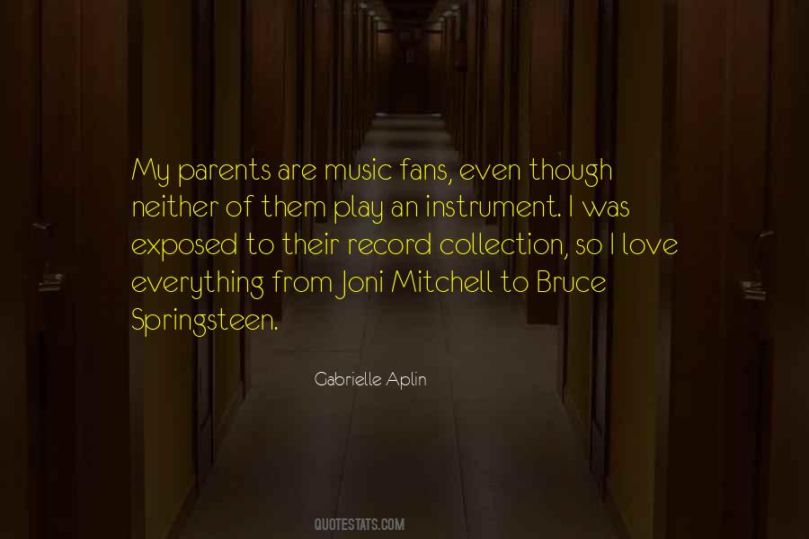 Quotes About Springsteen Love #1841825