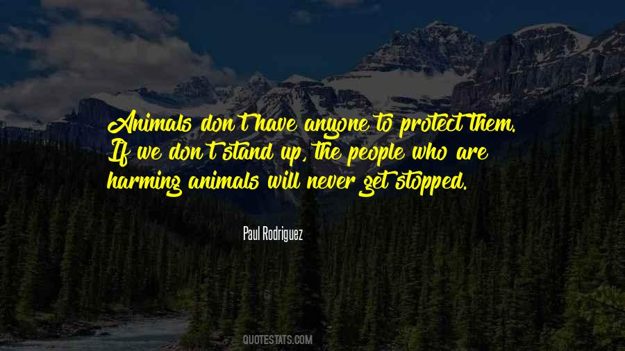 Quotes About Harming Animals #1050468