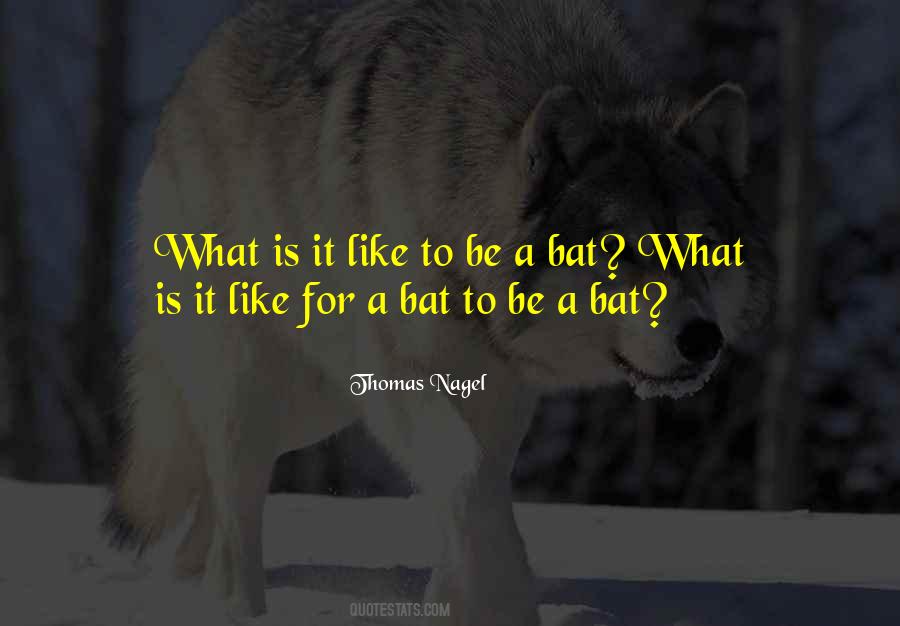 Quotes About A Bat #931559