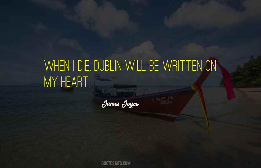Your Name Is Written In My Heart Quotes #199347