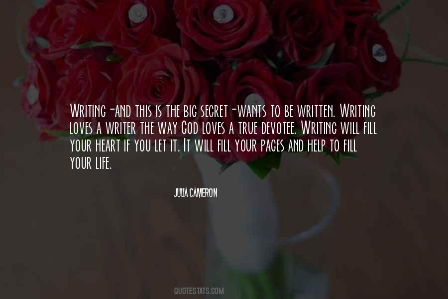 Your Name Is Written In My Heart Quotes #874638